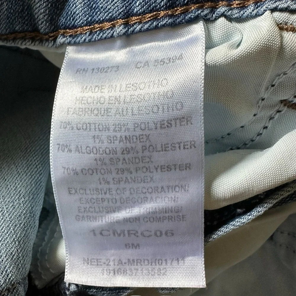 Lee Women's Regular Fit Mid-Rise Capri Jesns Blue Size 6 - Picture 5 of 7